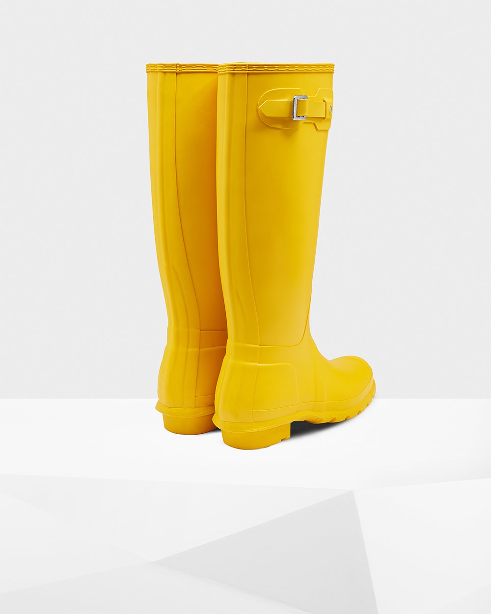 Womens Hunter Original - Tall Rain Boots Yellow - 4682-TGWCH